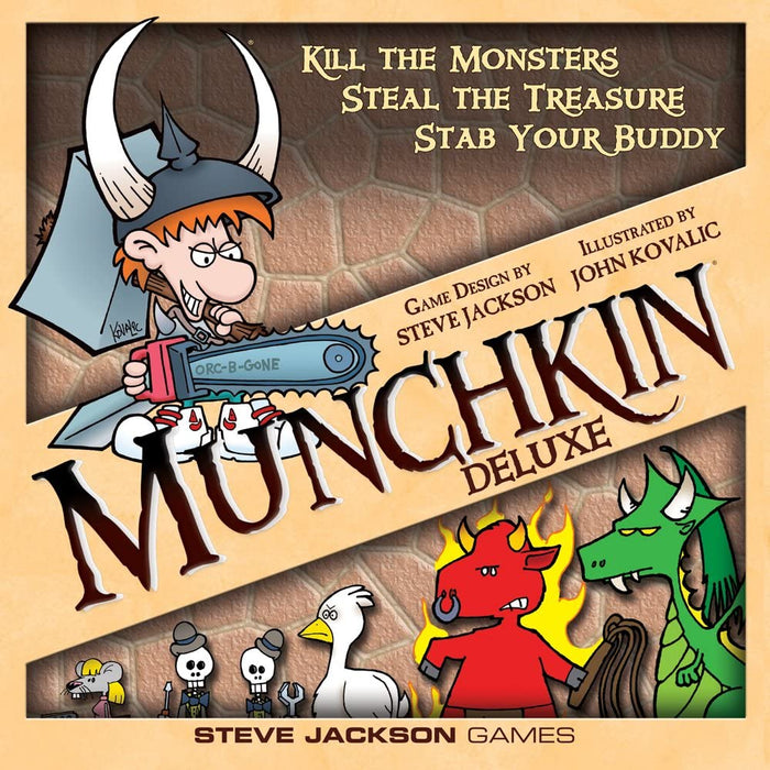 Munchkin Deluxe [Card Game, 3-6 Players]