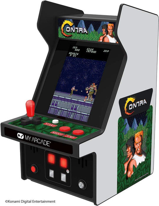 My Arcade Contra Micro Player - 6.75 Inch Mini Retro Arcade Machine Cabinet [Retro System]