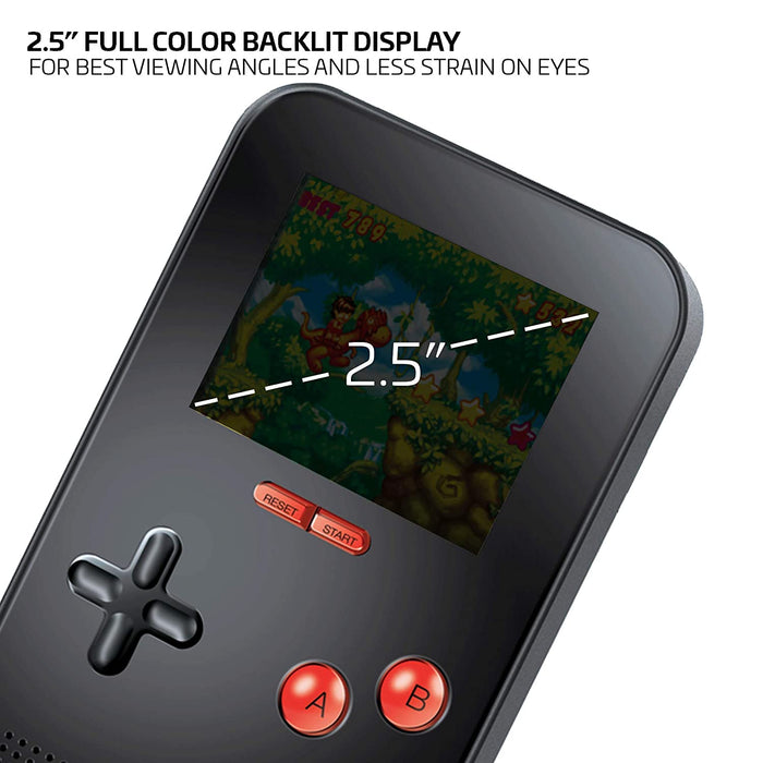 My Arcade Go Gamer Portable - Handheld Gaming System  - 220 Retro Style Games - Black [Retro System]