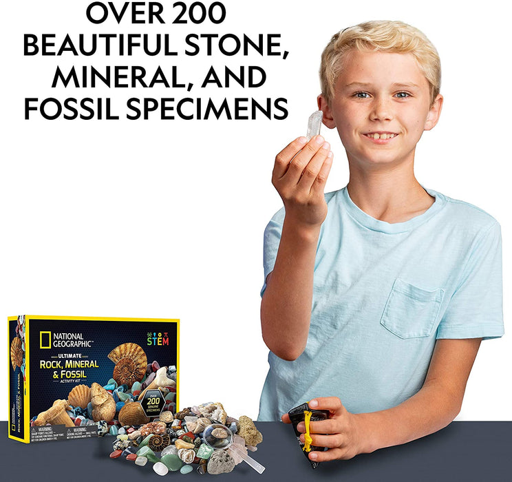 National Geographic Ultimate Rock, Mineral and Fossil Activity Kit [Toys, Ages 8+]