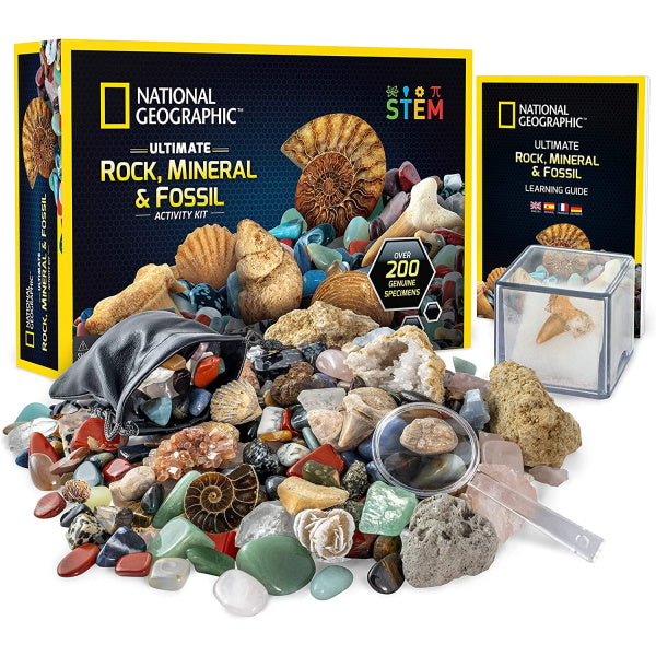 National Geographic Ultimate Rock, Mineral and Fossil Activity Kit [Toys, Ages 8+]