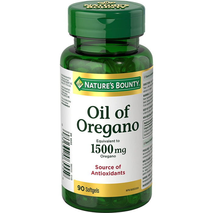 Nature's Bounty Oil of Oregano 1500mg - 90 Softgels [Healthcare]