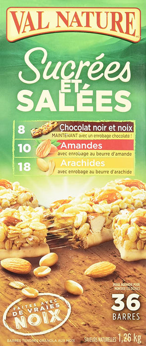 Nature Valley Sweet and Salty Granola Bars Variety Pack - 1.26kg - 36-Count [Snacks & Sundries]