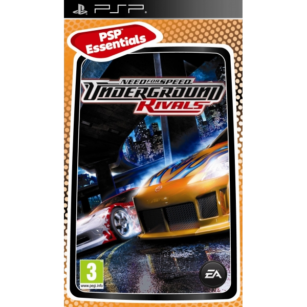 PSP Need for Speed Underground Rivals- PlayStation Portable, EA Games-  Complete