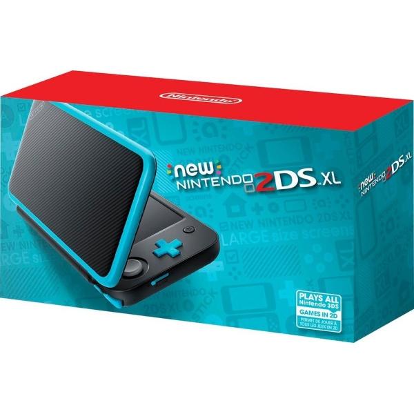 NEW Nintendo 2DS XL Console - Black + Turquoise [NEW Nintendo 2DS System]