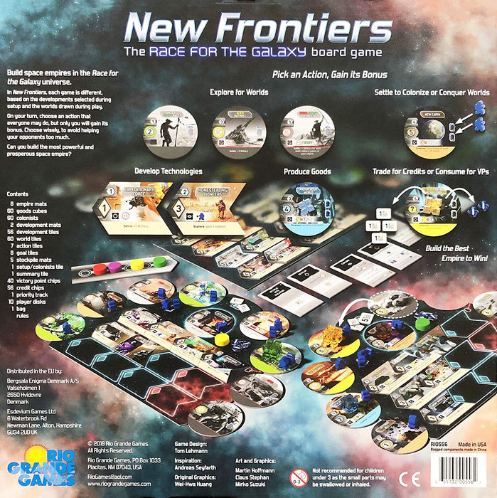 New Frontiers: The Race for the Galaxy [Board Game, 2-5 Players]