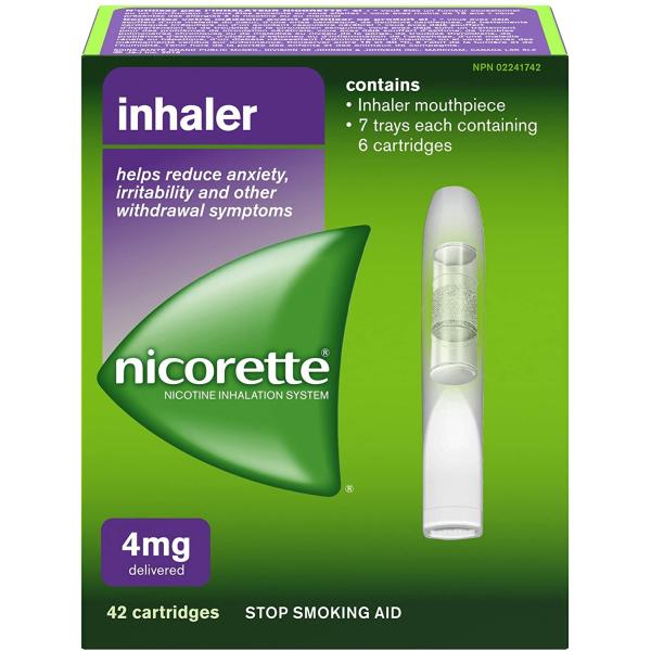Nicorette Inhaler - 4mg - 42 Cartridges [Healthcare]