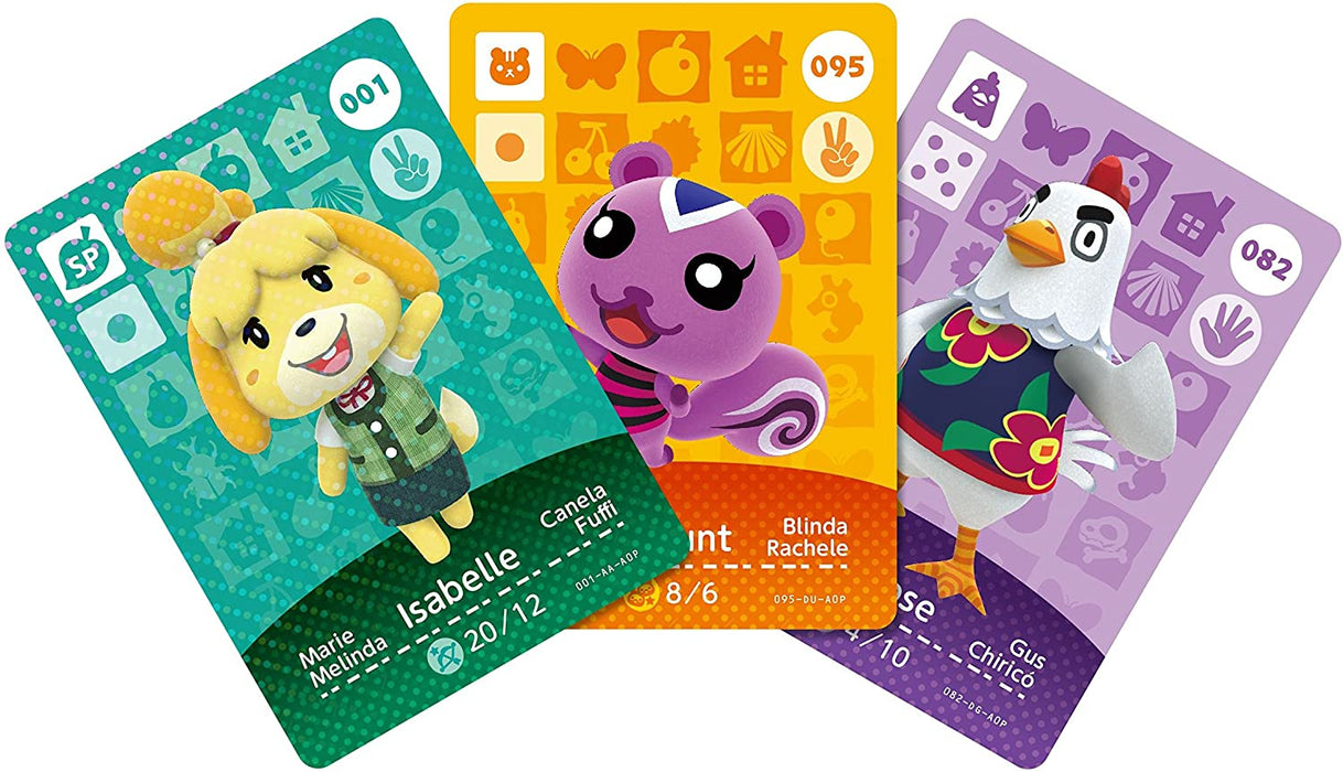 Nintendo Animal Crossing Amiibo Cards - Series 1-4 - 4 Pack - 12 Cards Total [Nintendo Accessory]