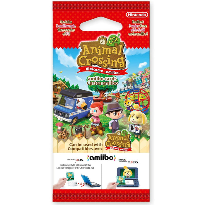 Nintendo Animal Crossing: New Leaf - Welcome Amiibo Cards - 3 Card Pack [Nintendo Accessory]