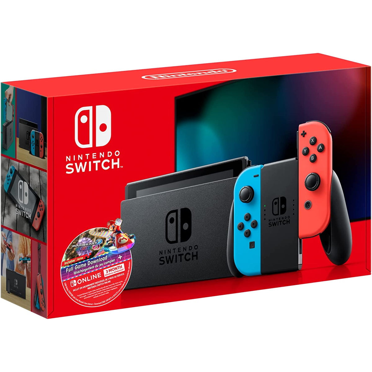 Nintendo Switch Console Mario Kart 8 Deluxe + 3 Month Online Individ