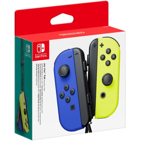 Nintendo Switch Joy-Con Controller Pair - Neon Blue & Yellow [Nintendo Switch Accessory]