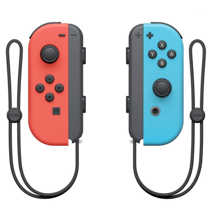 Nintendo Switch Joy-Con Controller Pair - Neon Red & Blue [Nintendo Switch Accessory]