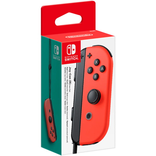 Nintendo Switch Right (R) Joy-Con Controller - Neon Red [Nintendo Switch Accessory]