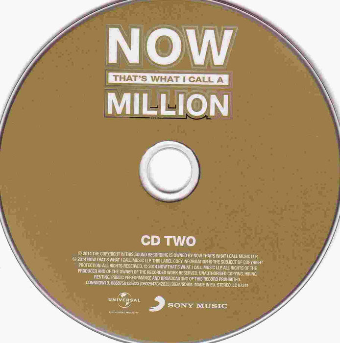 Now That's What I Call A Million [Audio CD]
