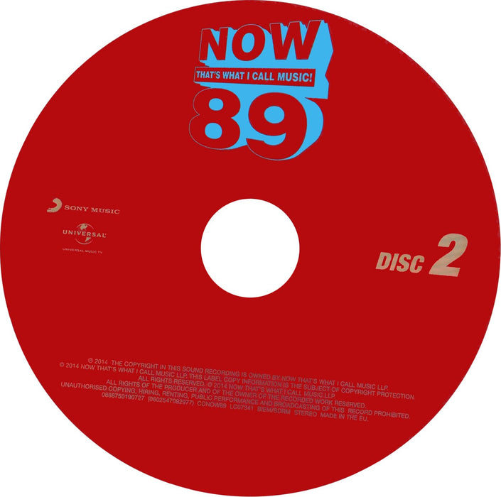 Now That’s What I Call Music 89 [Audio CD]