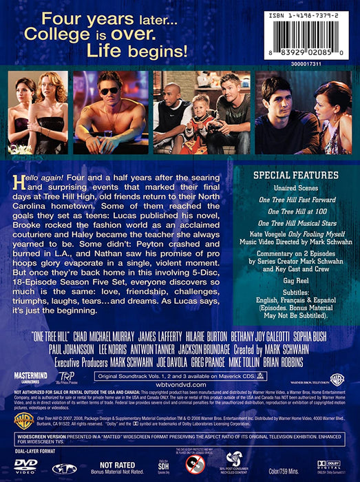 One Tree Hill: The Complete Fifth Season [DVD Box Set]