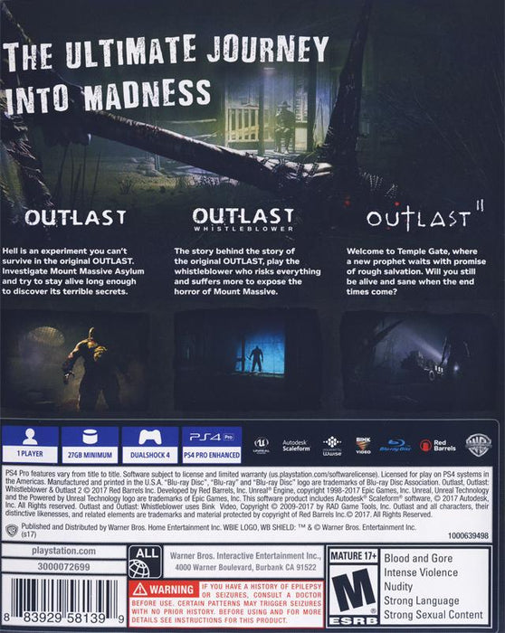Outlast Trinity [PlayStation 4]
