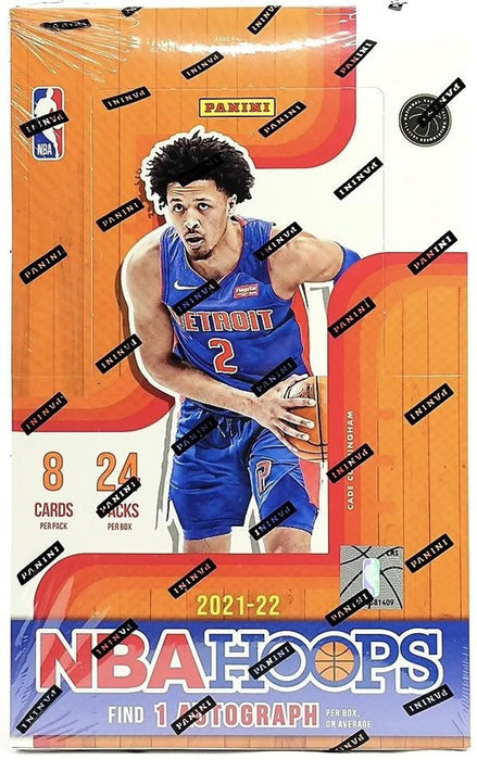 Panini NBA Hoops Basketball Hobby Box 2021-22 - 24 Packs [Card Game, 1+ Players]
