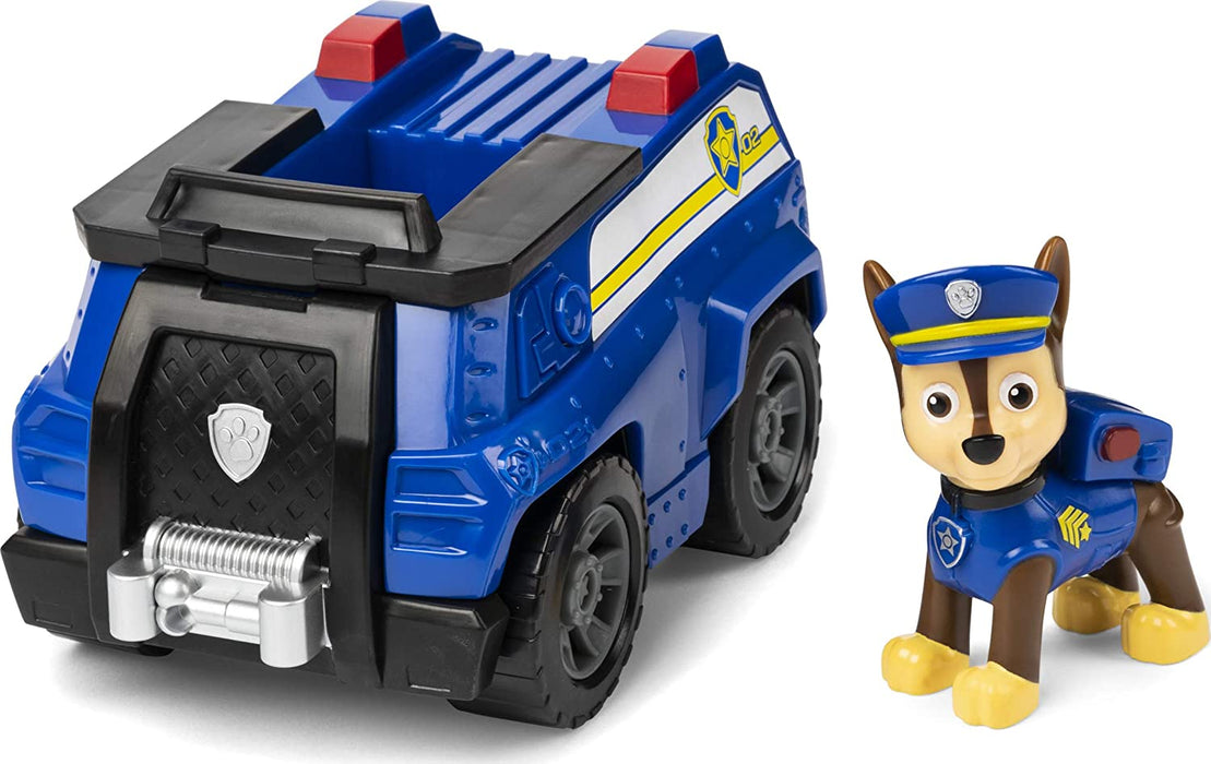 PAW Patrol Chase's Patrol Cruiser with Collectible Figure [Toys, Ages 3+]
