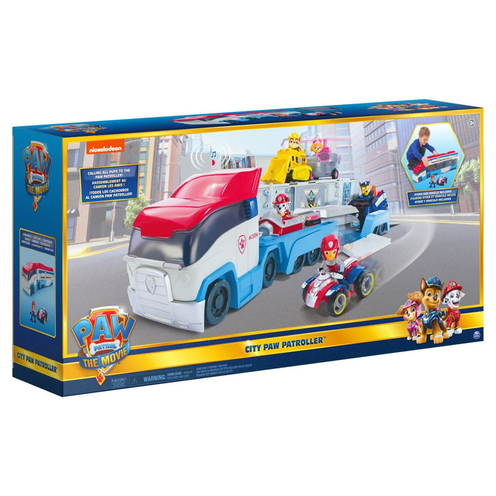 PAW Patrol The Movie: Transforming City PAW Patroller Playset [Toys, Ages 3+]