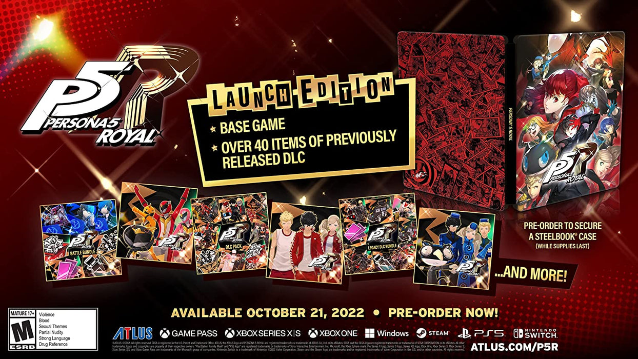 Persona 5 Royal: SteelBook Launch Edition [PlayStation 5]