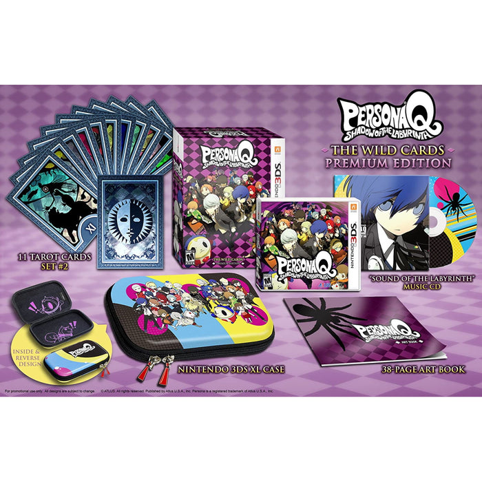 Persona Q: Shadow of the Labyrinth - The Wild Cards Premium Edition [Nintendo 3DS]