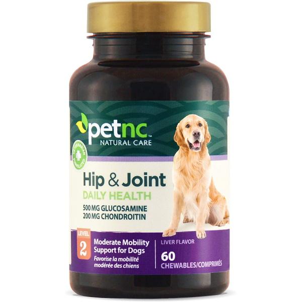 PetNC Natural Care Hip and Joint Health Moderate Chewables for Dogs - 60-Count [Pet Care]
