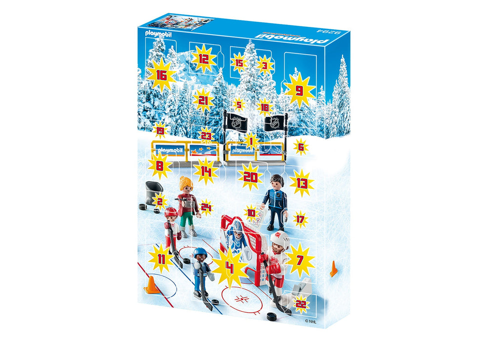 Playmobil NHL: NHL Advent Calendar - Road to The Cup - 71 Piece Playset [Toys, #9294, Ages 3+]