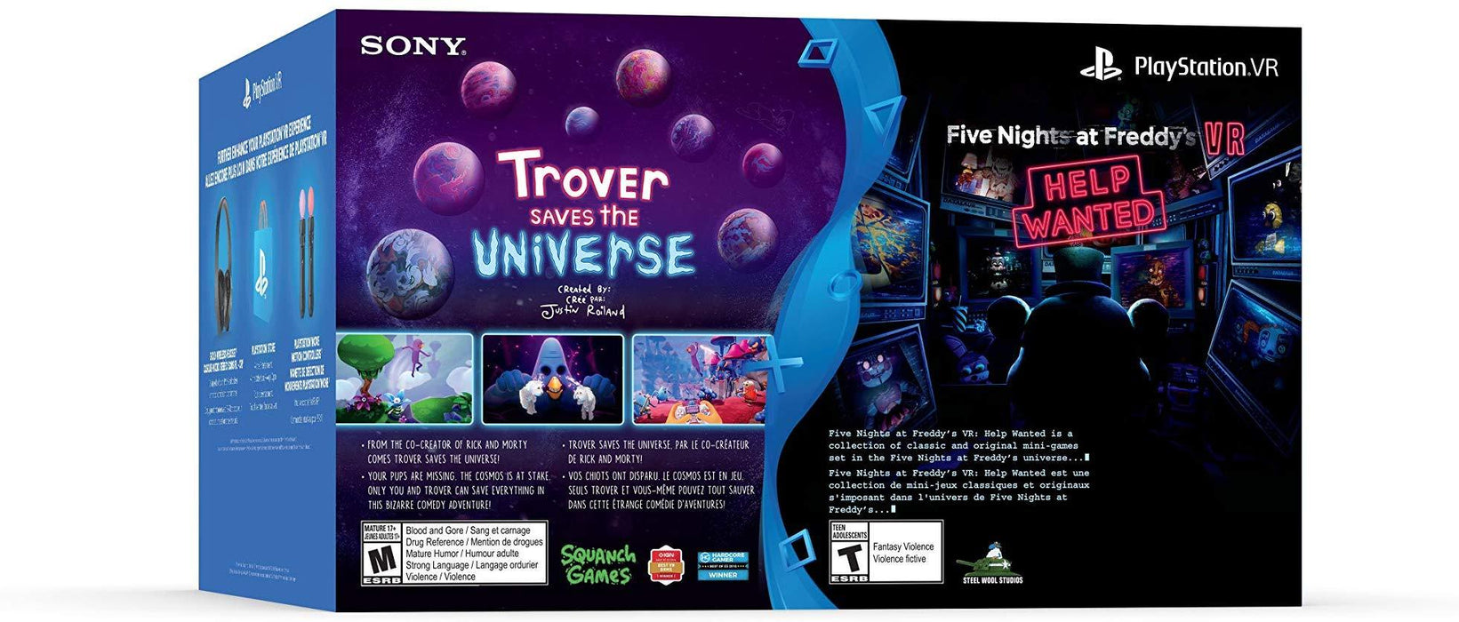 PlayStation VR Trover Saves the Universe + Five Nights at Freddy's VR: Help Wanted Bundle - PSVR [PlayStation 4]