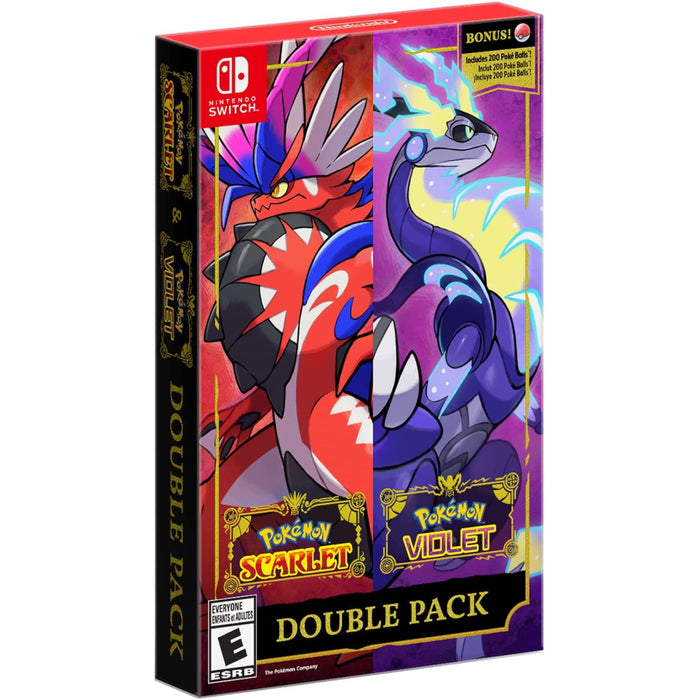 Pokemon Scarlet & Pokemon Violet Double Pack [Nintendo Switch]