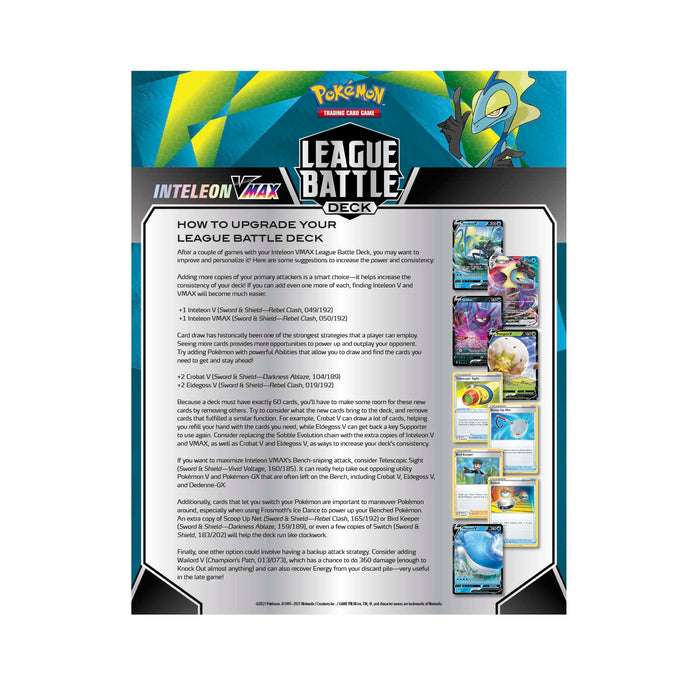 Pokemon TCG: Inteleon VMAX League Battle Deck