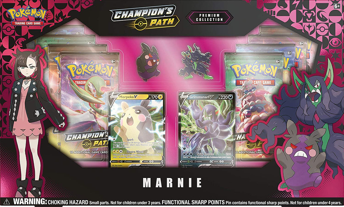 Pokemon TCG: Champion's Path Premium Collection - Marnie [Card Game, 2 Players]