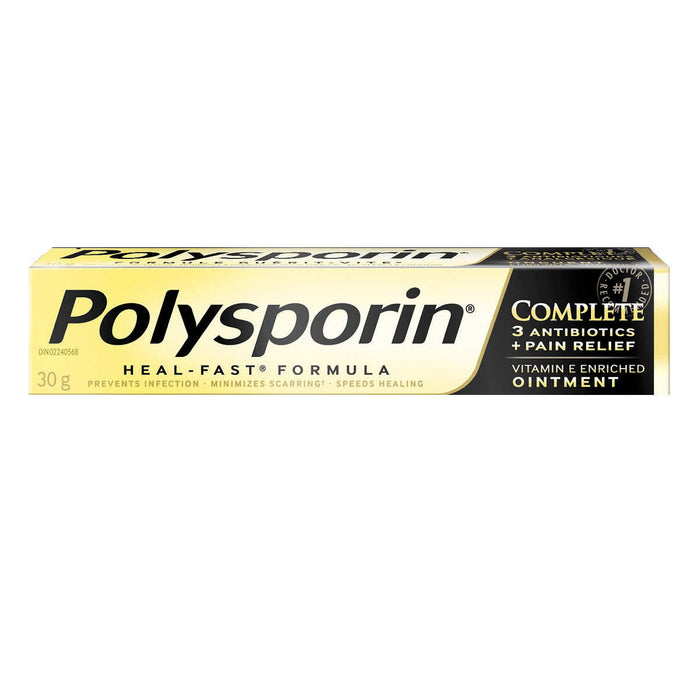 Polysporin Complete Antibiotic Ointment Heal-Fast Formula - 30g - 2 Pack [Healthcare]