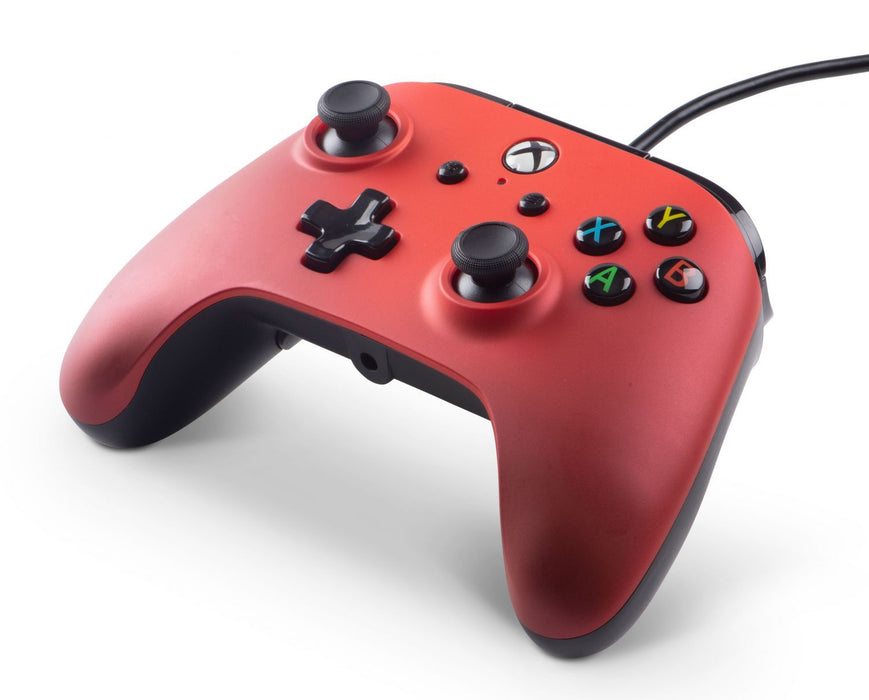 PowerA Xbox One Wired Controller - Crimson Fade Red [Xbox One Accessory]