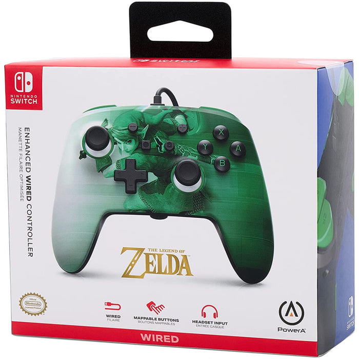 PowerA Enhanced Wired Controller for Nintendo Switch - Heroic Link [Nintendo Switch Accessory]