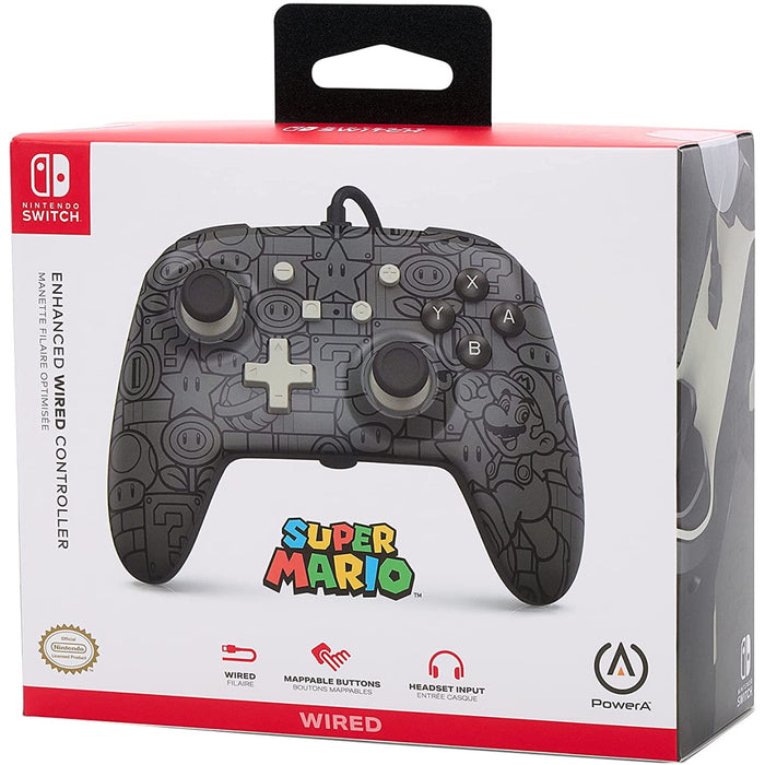 PowerA Enhanced Wired Controller for Nintendo Switch - Power-Up Mario [Nintendo Switch Accessory]