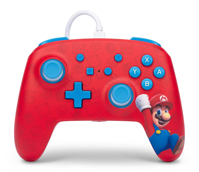 PowerA Enhanced Wired Controller for Nintendo Switch - Woo-hoo! Mario [Nintendo Switch Accessory]