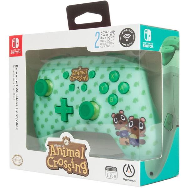 PowerA Nintendo Switch Enhanced Wireless Controller - Animal Crossing: Timmy & Tommy Nook [Nintendo Switch Accessory]