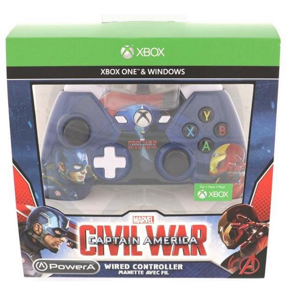 PowerA Xbox One Wired Controller - Captain America: Civil War [Xbox One Accessory]