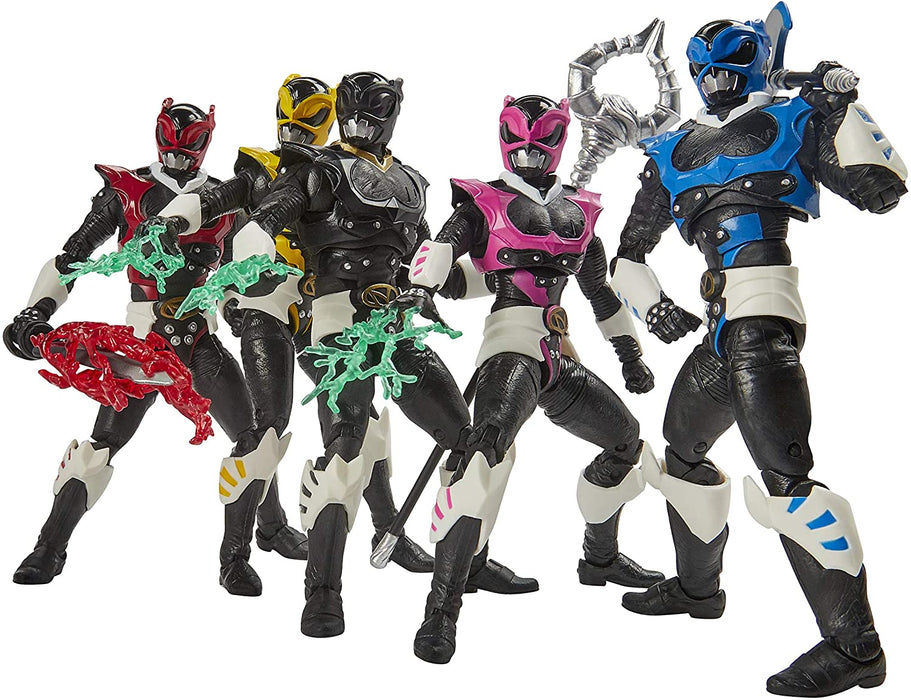 Power Rangers Lightning Collection 6-Inch in Space Psycho Rangers - 5-Pack Premium Collectible Action Figure Toys with Accessories [Toys, Ages 3+]