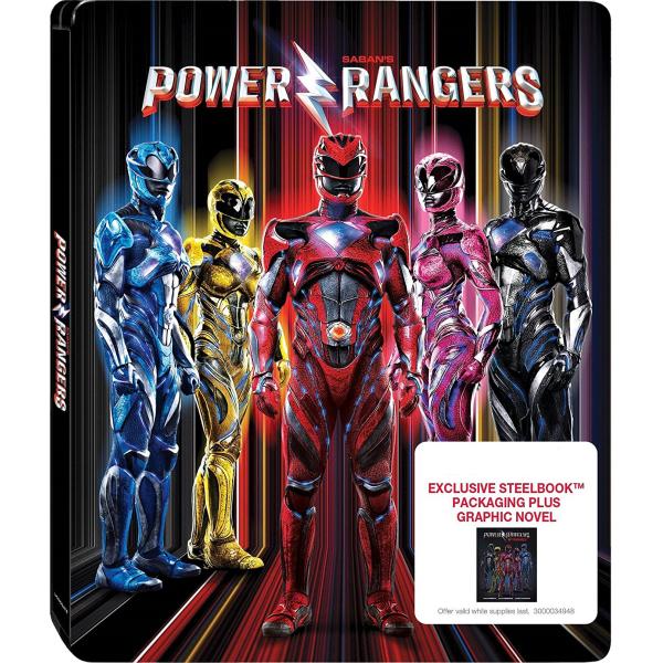 Power Rangers - Target Exclusive SteelBook [Blu-Ray + DVD + Digital]