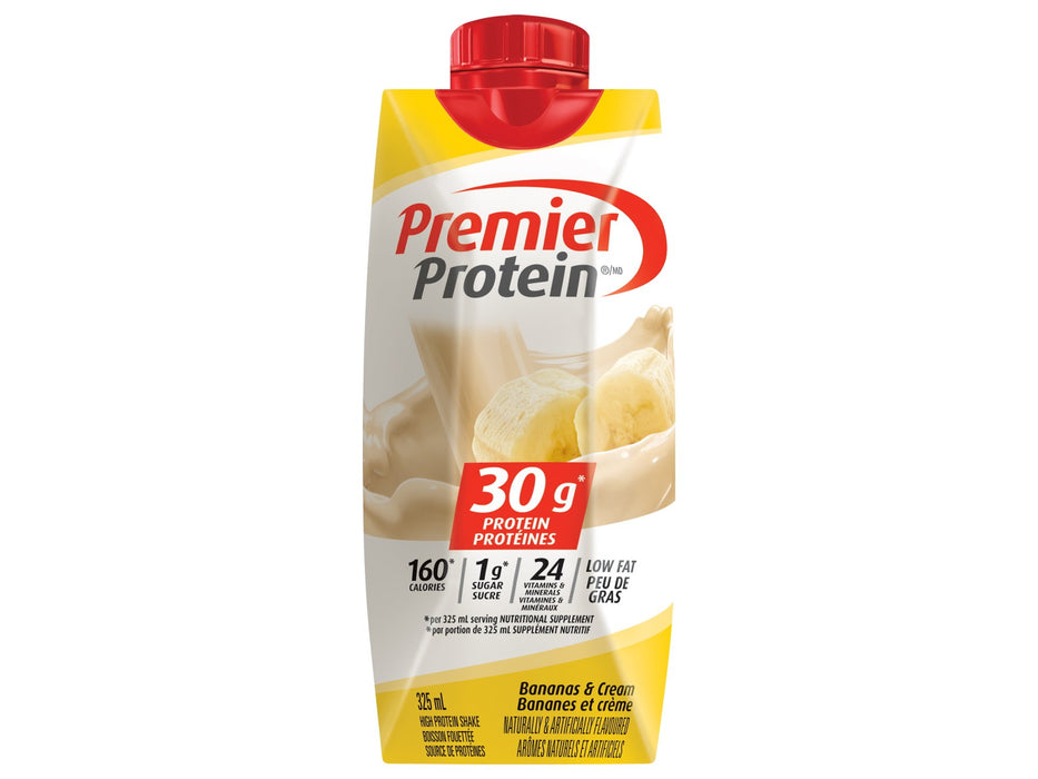 Premier Protein Shakes - Bananas and Cream - 18 Pack [Snacks & Sundries]