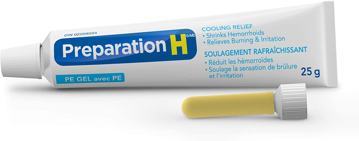 Preparation H Cooling Relief PE Gel with Phenylephrine & Witch Hazel - 25g [Healthcare]