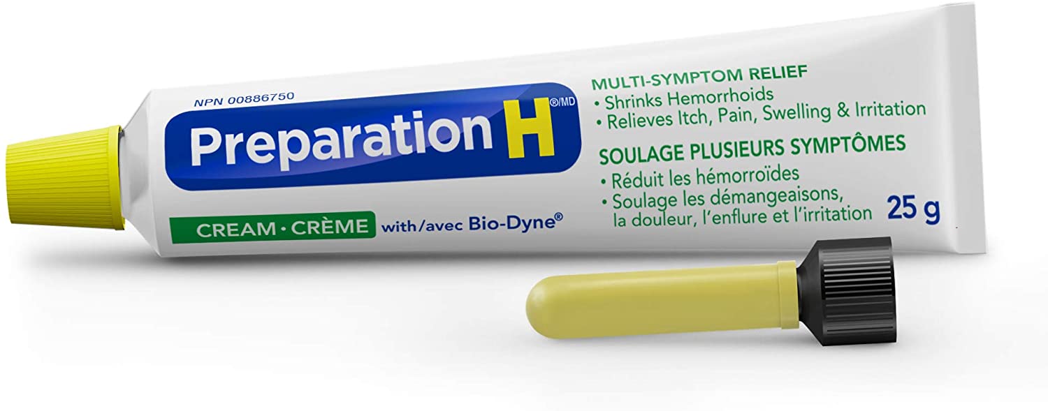 Preparation H Multi-Symptom Pain Relief Cream with Bio-Dyne - 25g - 3 Pack [Healthcare]
