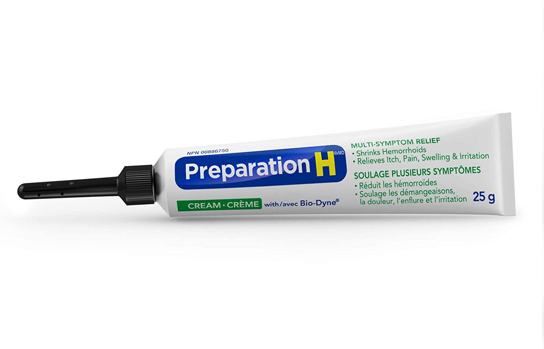 Preparation H Multi-Symptom Pain Relief Cream with Bio-Dyne - 25g - 3 Pack [Healthcare]