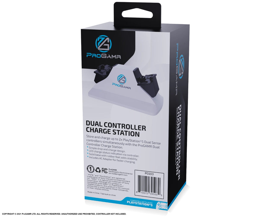 ProGAMR PlayStation 5 Dual Sense Controller Charge Station [PlayStation 5 Accessory]