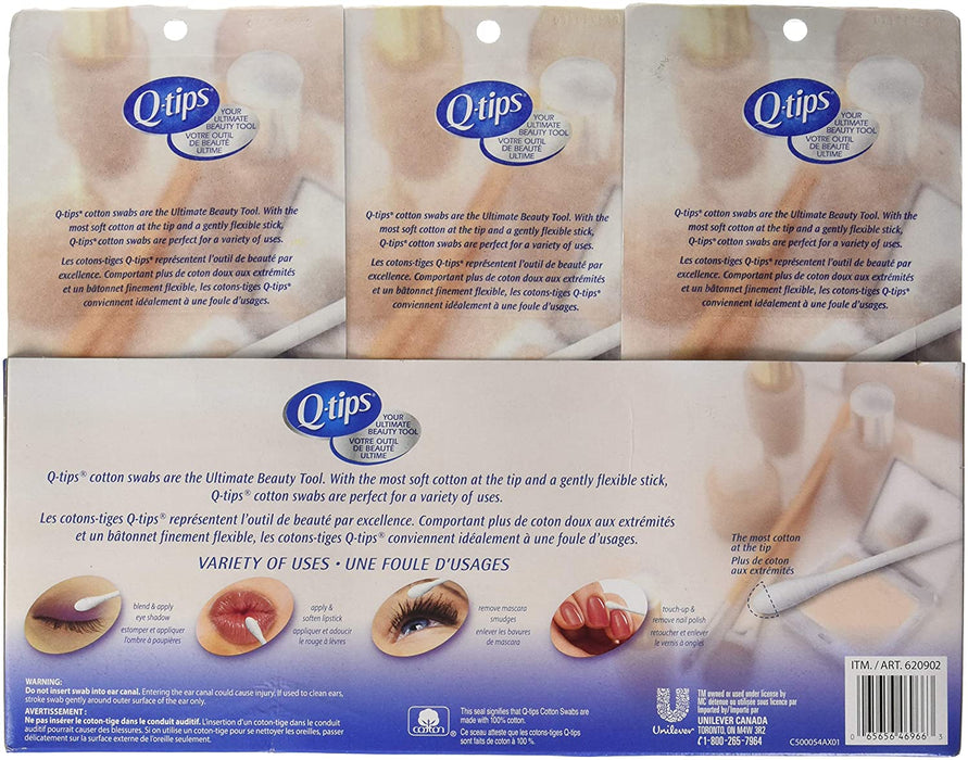 Q-Tips Cotton Swabs - 3-pack of 625-Count [Personal Care]