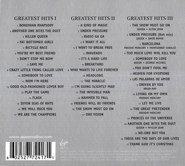 Queen – Greatest Hits I II & III (The Platinum Collection) [Audio CD]