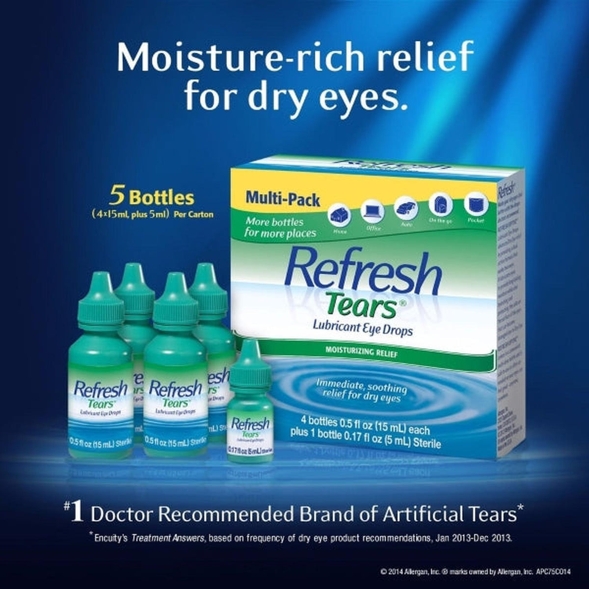 Refresh Tears Lubricant Eye Drops Moisturizing Relief [Healthcare] —