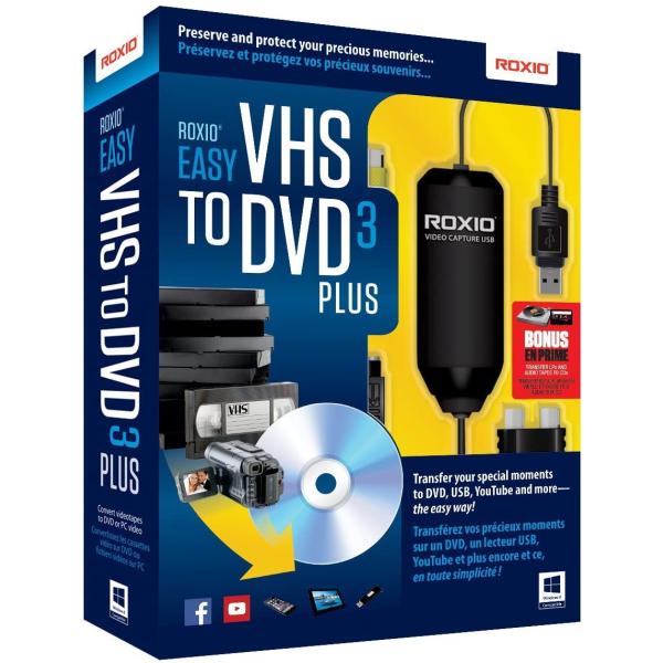 Roxio Easy VHS to DVD 3 PLUS for Windows [Electronics]